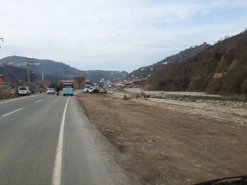 Güneysu Duble Yol Çalışması