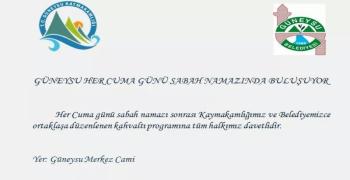 Güneysu'lular Her Cuma Sabahı Buluşuyor